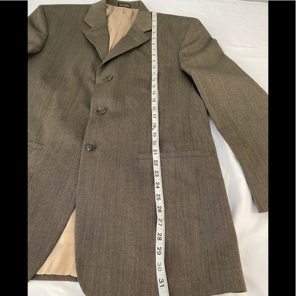 J. Ferrar 3 button suit coat and slacks 34x30 - Picture 11 of 15